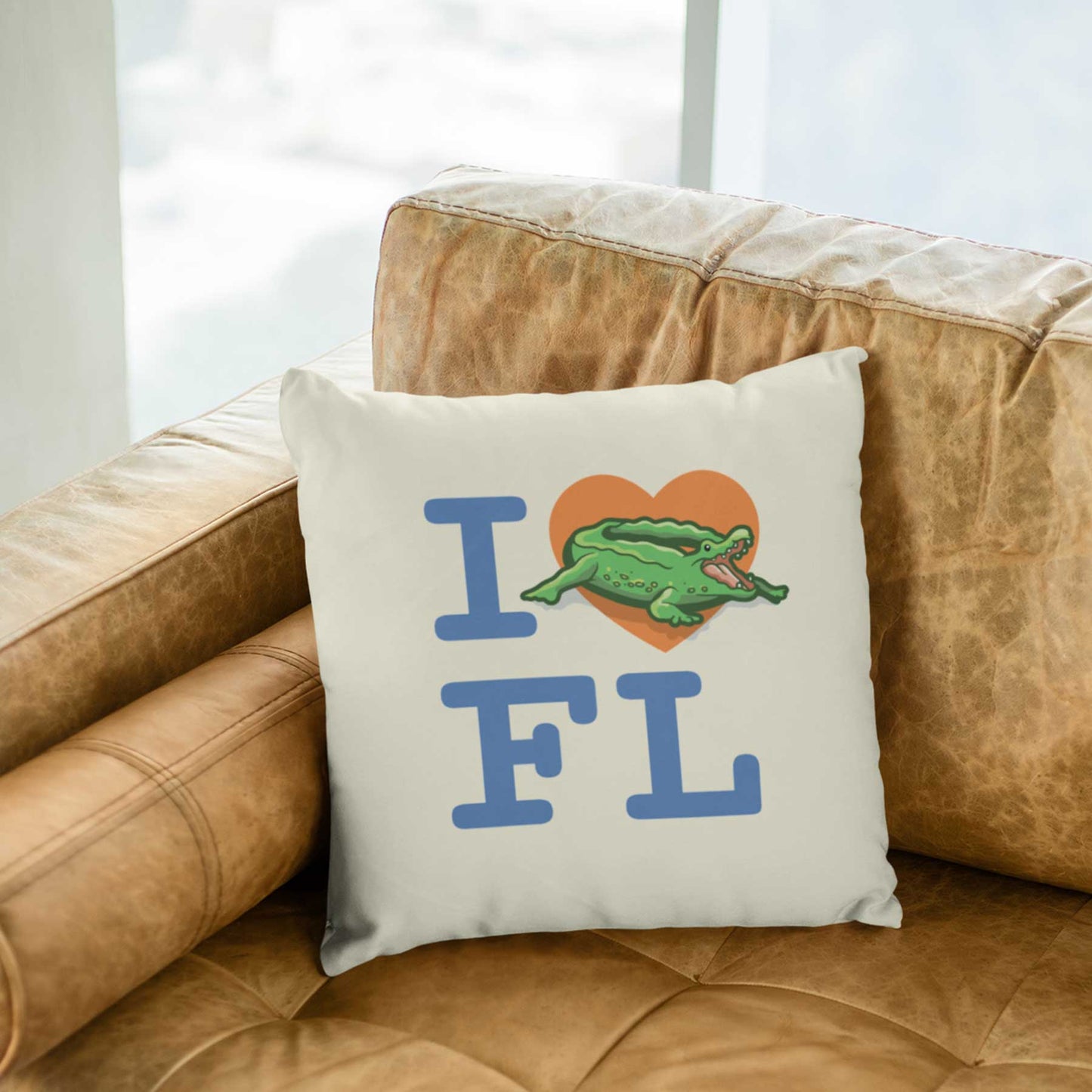 I Heart Florida Gators | Throw Pillow