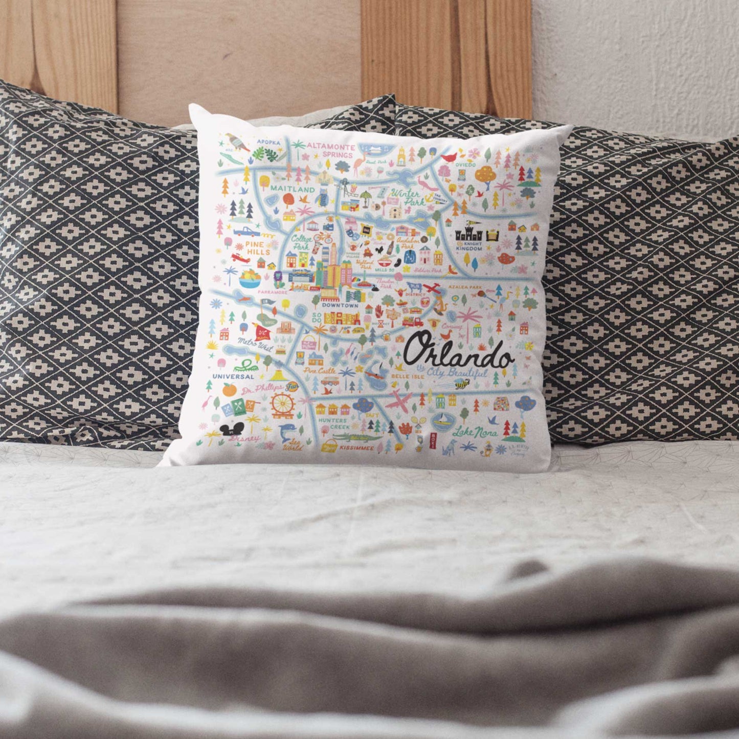 Orlando, FL | City Series | Throw Pillow