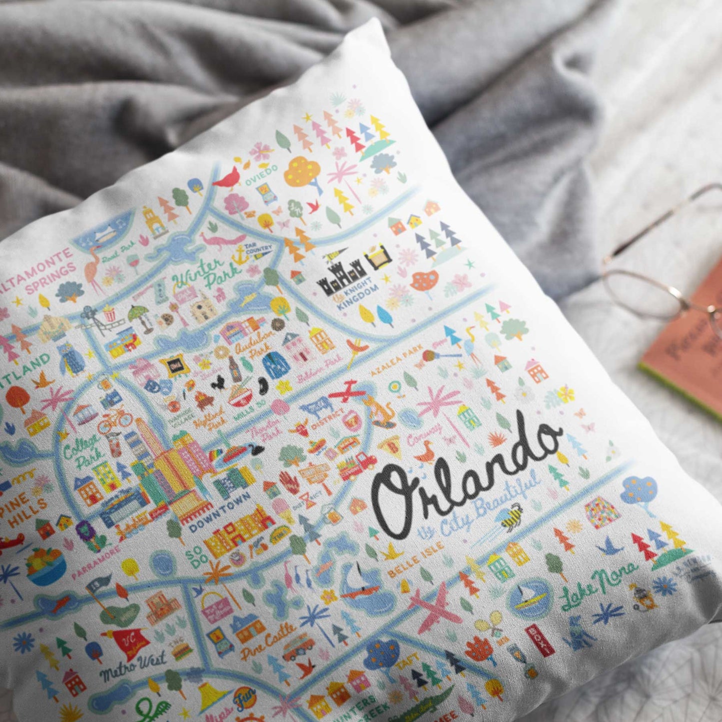 Orlando, FL | City Series | Throw Pillow