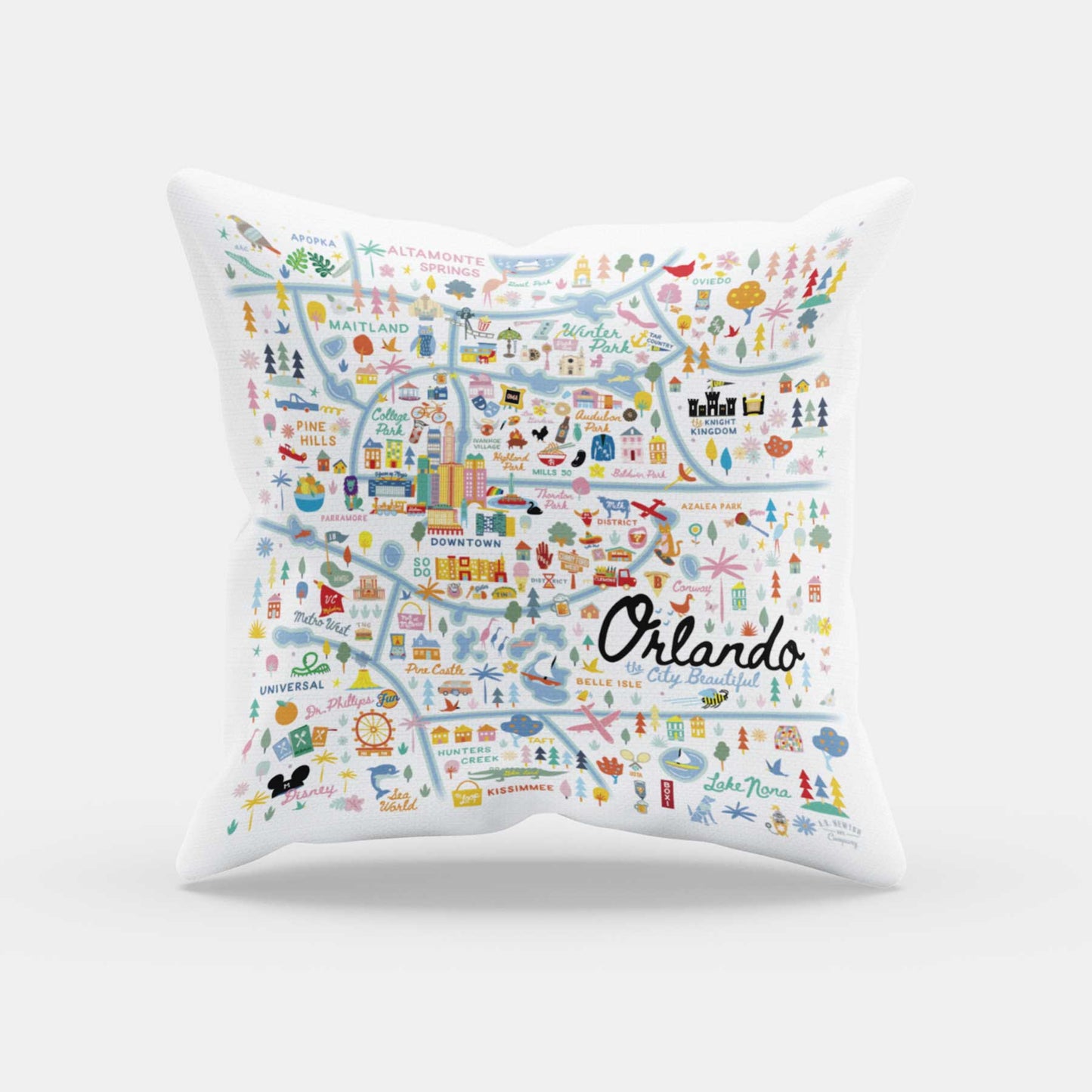 Orlando, FL | City Series | Throw Pillow