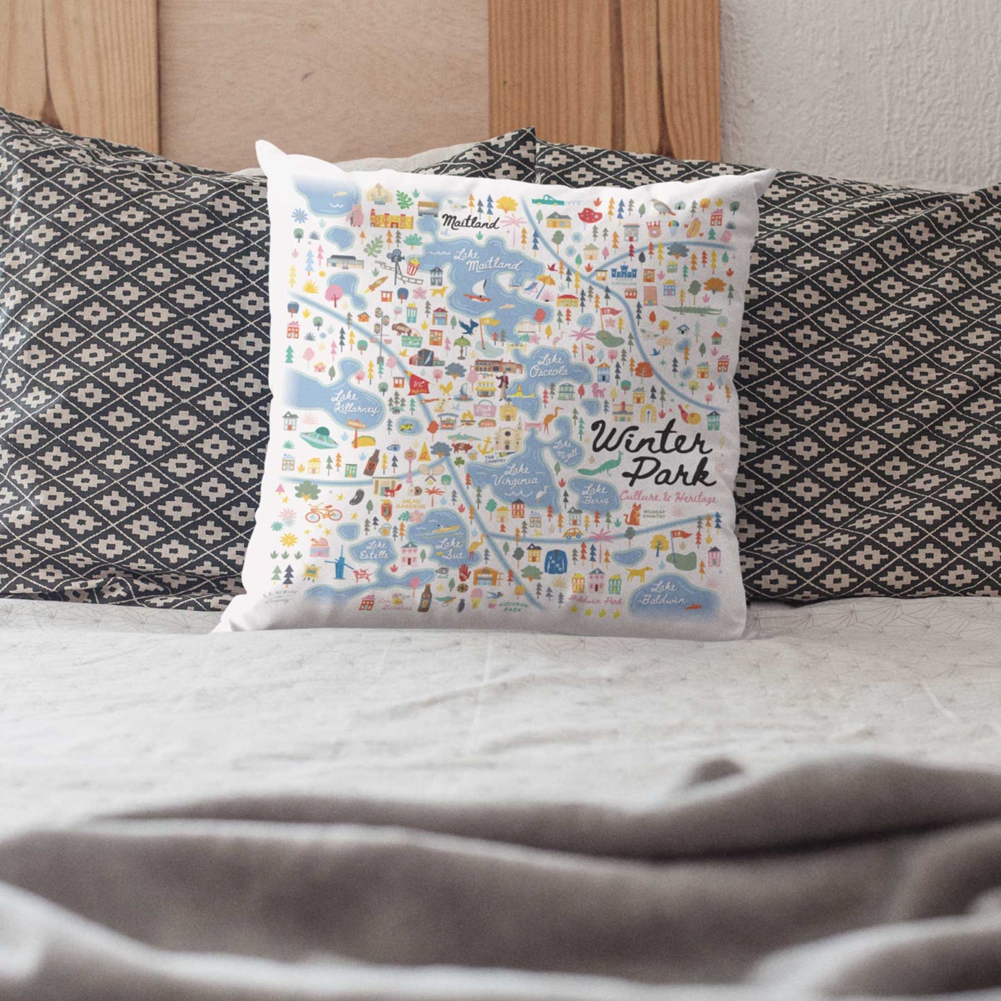 Winter Park, FL | City Series | Throw Pillow