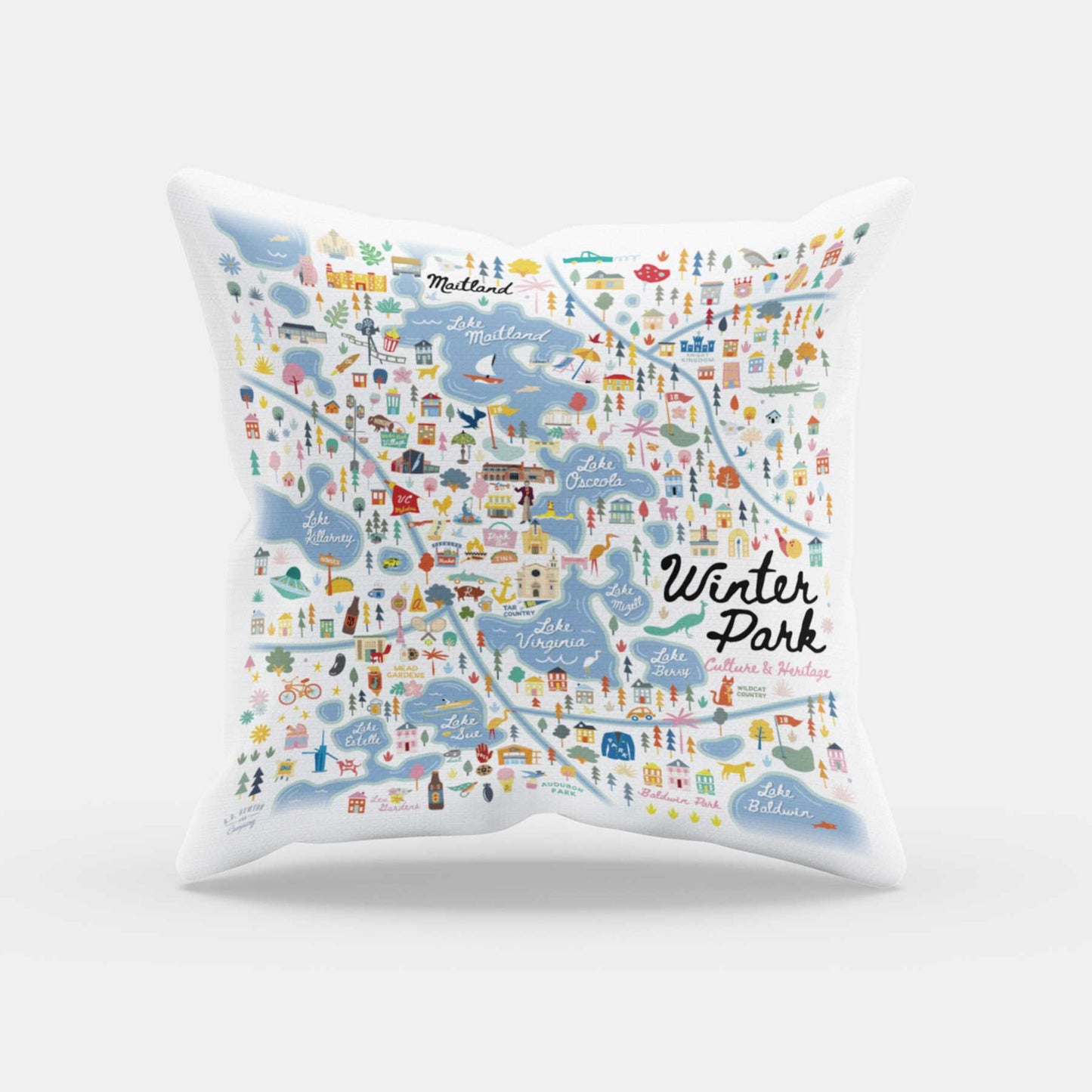 Winter Park, FL | City Series | Throw Pillow