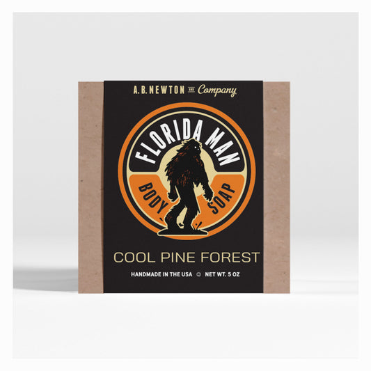 Florida Man Head 2 Toe Vegan Solid Shampoo Camping Soap Bar - A. B. Newton and Company