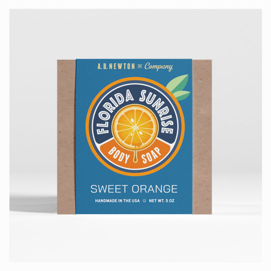 Florida Sunrise All Natural Handmade Premium Vegan Soap - A. B. Newton and Company