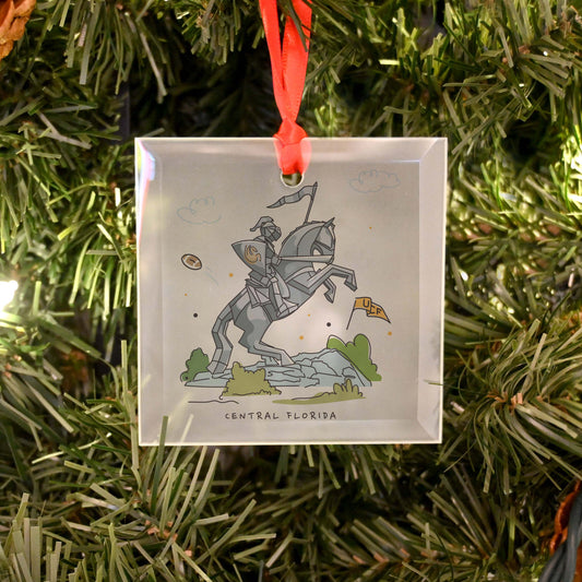 UCF Knights Alumni Statue | Glass Holiday Ornament - A. B. Newton and Company