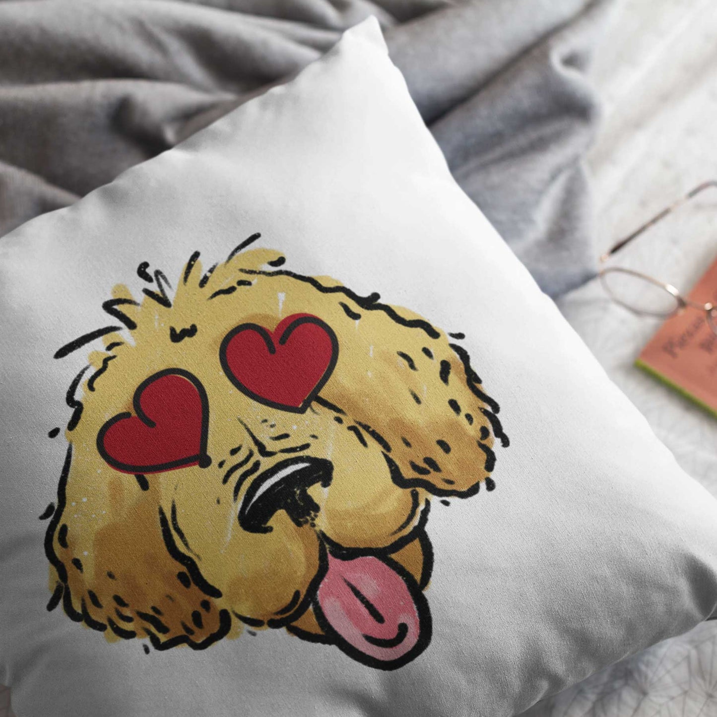 Puppy Love | Valentine's Day Throw Pillow