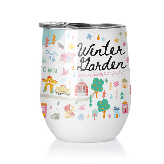 Winter Garden | City Series | Wine Tumbler - A. B. Newton and Company