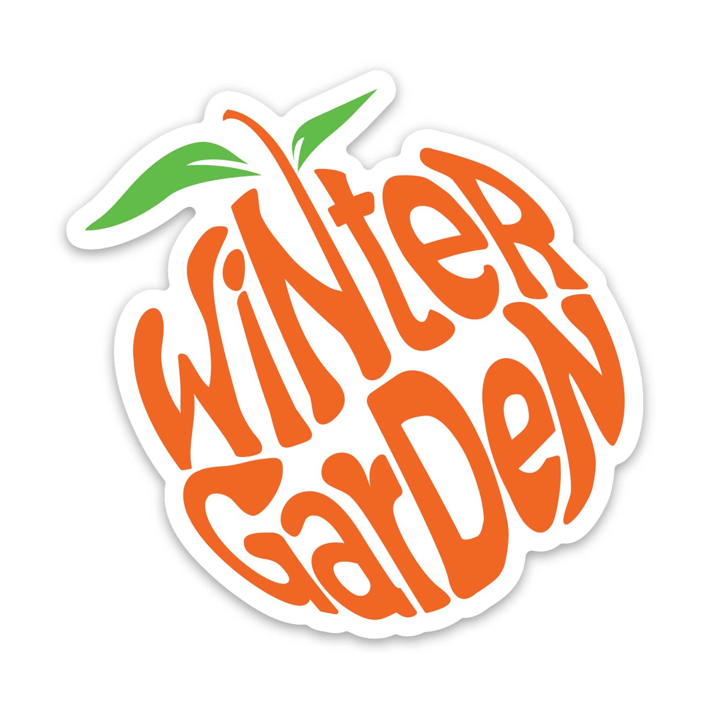 Winter Garden Orange Logo Magnet