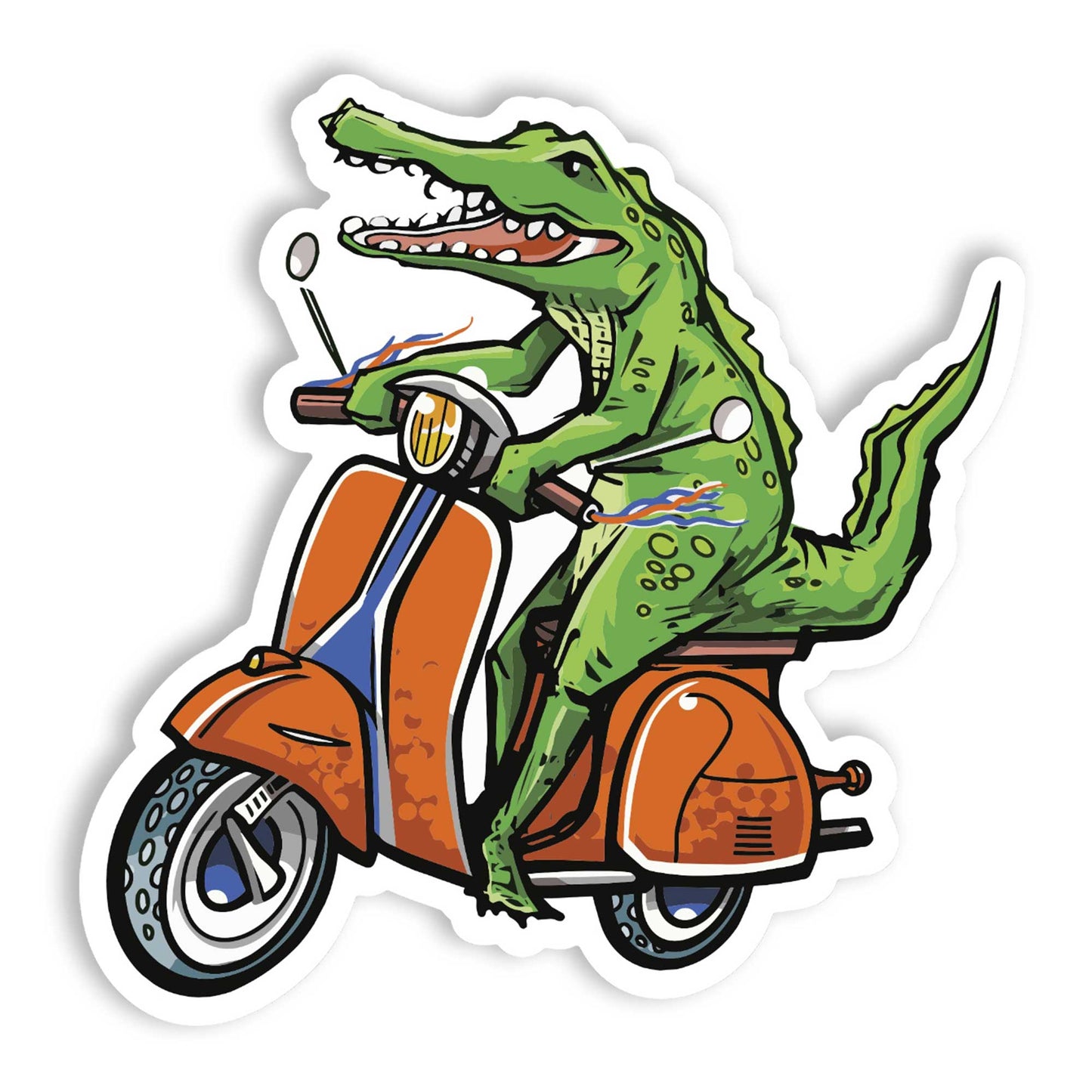 Scooter Gator  | A Florida Inspired Sticker