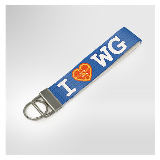 I Heart Winter Garden | Royal Blue | Key Chain - A. B. Newton and Company