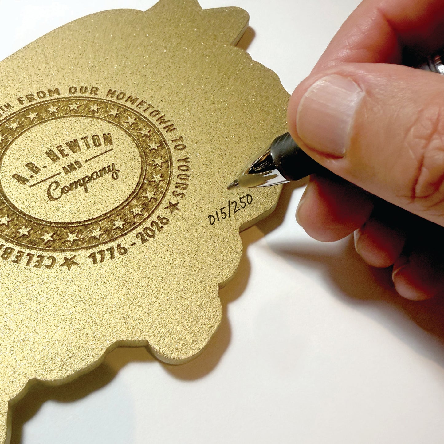 America 250th Inspired USA Handcrafted Ornament