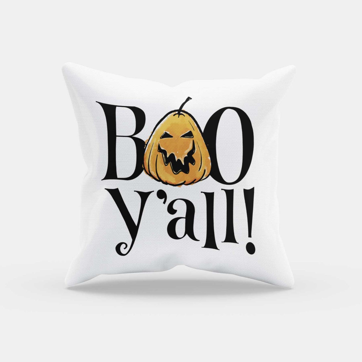Boo Y'all | Halloween Throw Pillow