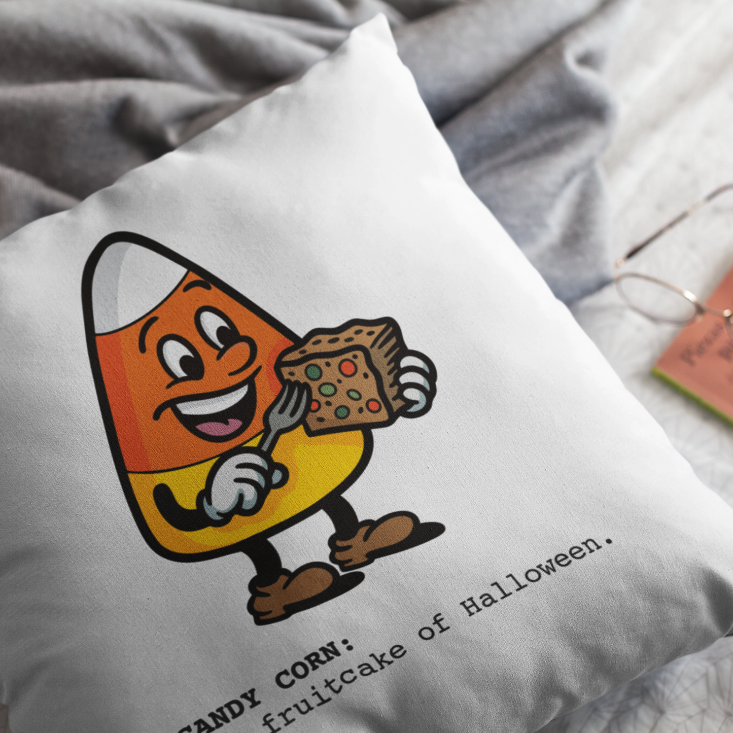 Halloween Fruitcake | Throw Pillow