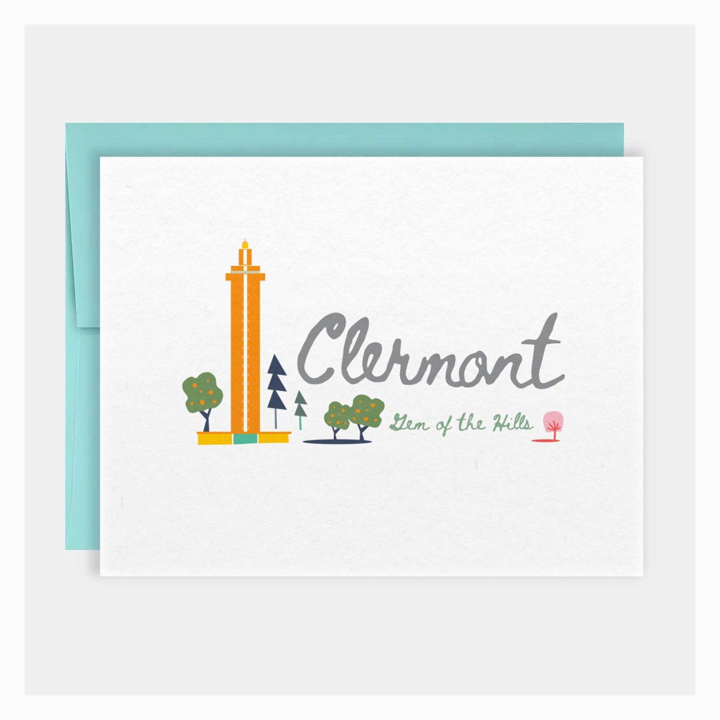 Citrus Tower Clermont Gem of the Hills Greeting Card - A. B. Newton and Company