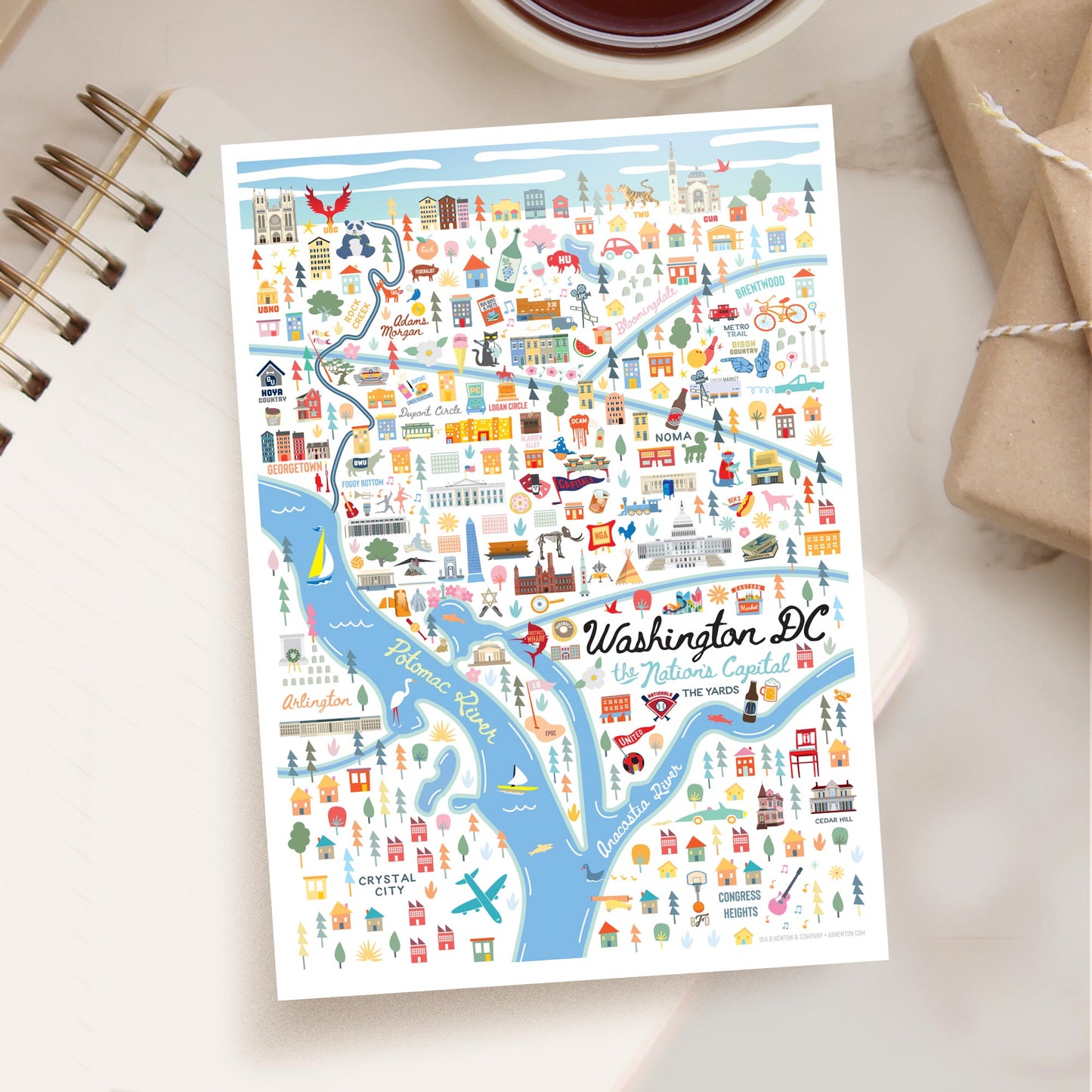 Washington D.C. 5x7 City Series Postcard