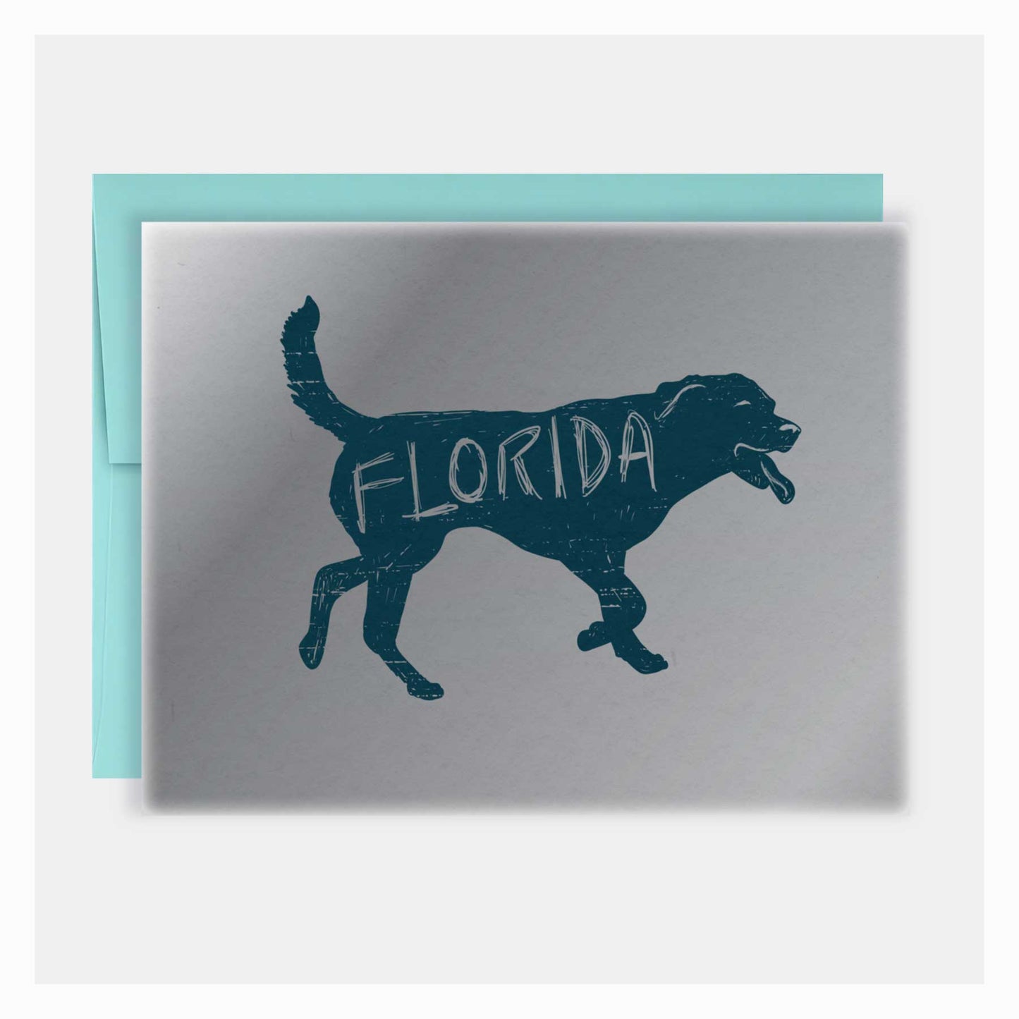 Florida Dog Greeting Card - A. B. Newton and Company