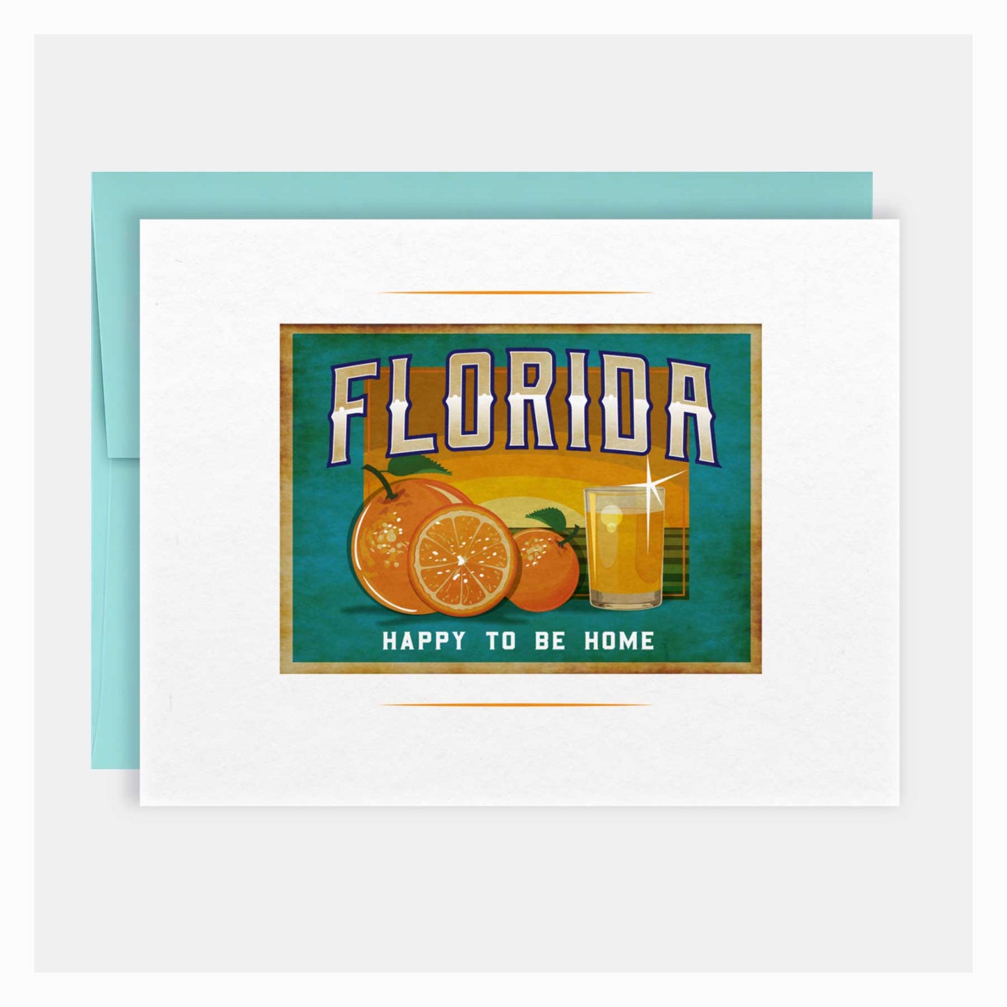 Florida Happy to be Home Greeting Card - A. B. Newton and Company