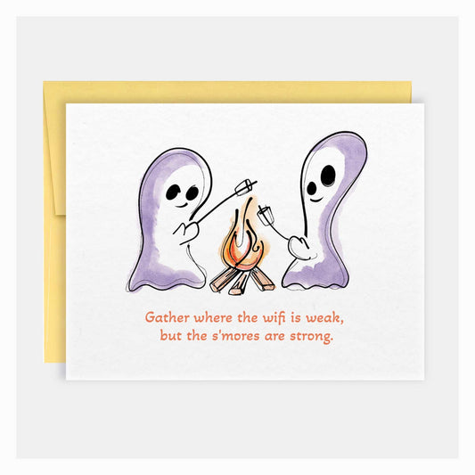 Ghost S'mores | Fall Greeting Card