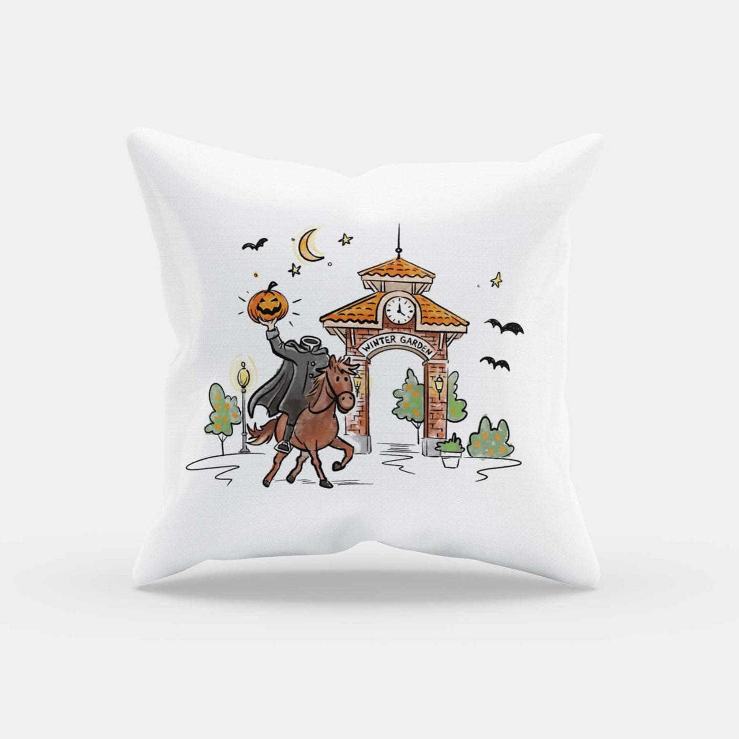 Happy Haunting | Halloween Throw Pillow