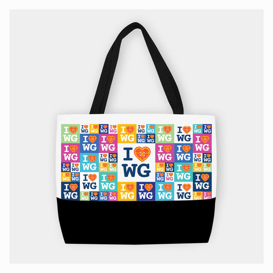 I Heart Winter Garden Pattern | Tote Bag - A. B. Newton and Company