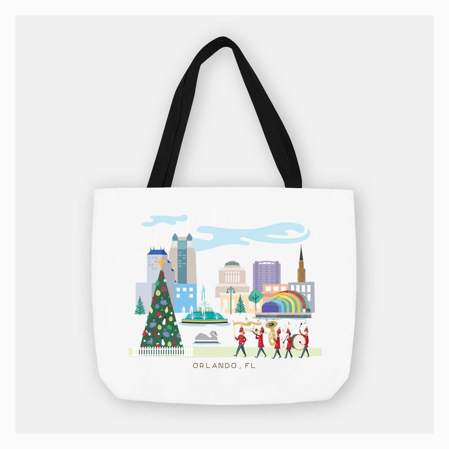 Orlando Christmas Cheer | Holiday Tote Bag