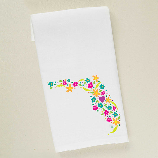 Florida Flowers | Tea Towel
