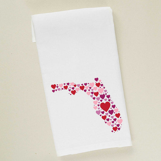 Florida Love | Valentine's Day Tea Towel