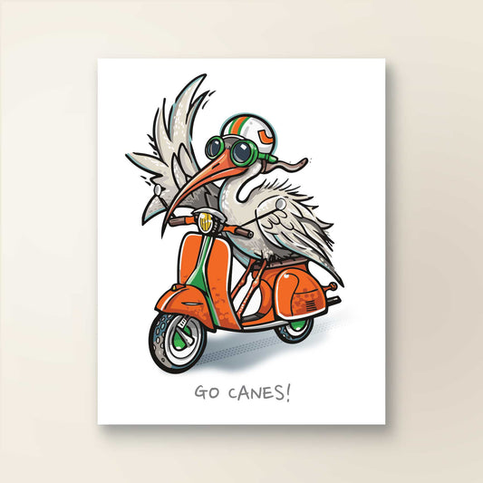 UM Canes Scooter | Collegiate Series - A. B. Newton and Company