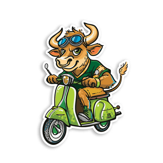 USF Bulls Scooter | A Florida Inspired Sticker