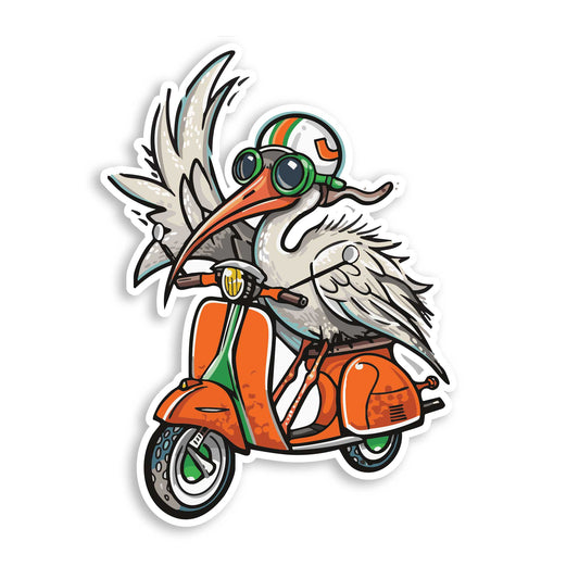 UM Canes Scooter | A Florida Inspired Sticker