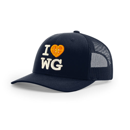 I Heart Winter Garden | Trucker Hat | Navy