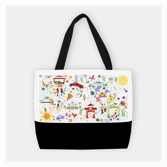 Winter Garden Pattern | Tote Bag - A. B. Newton and Company