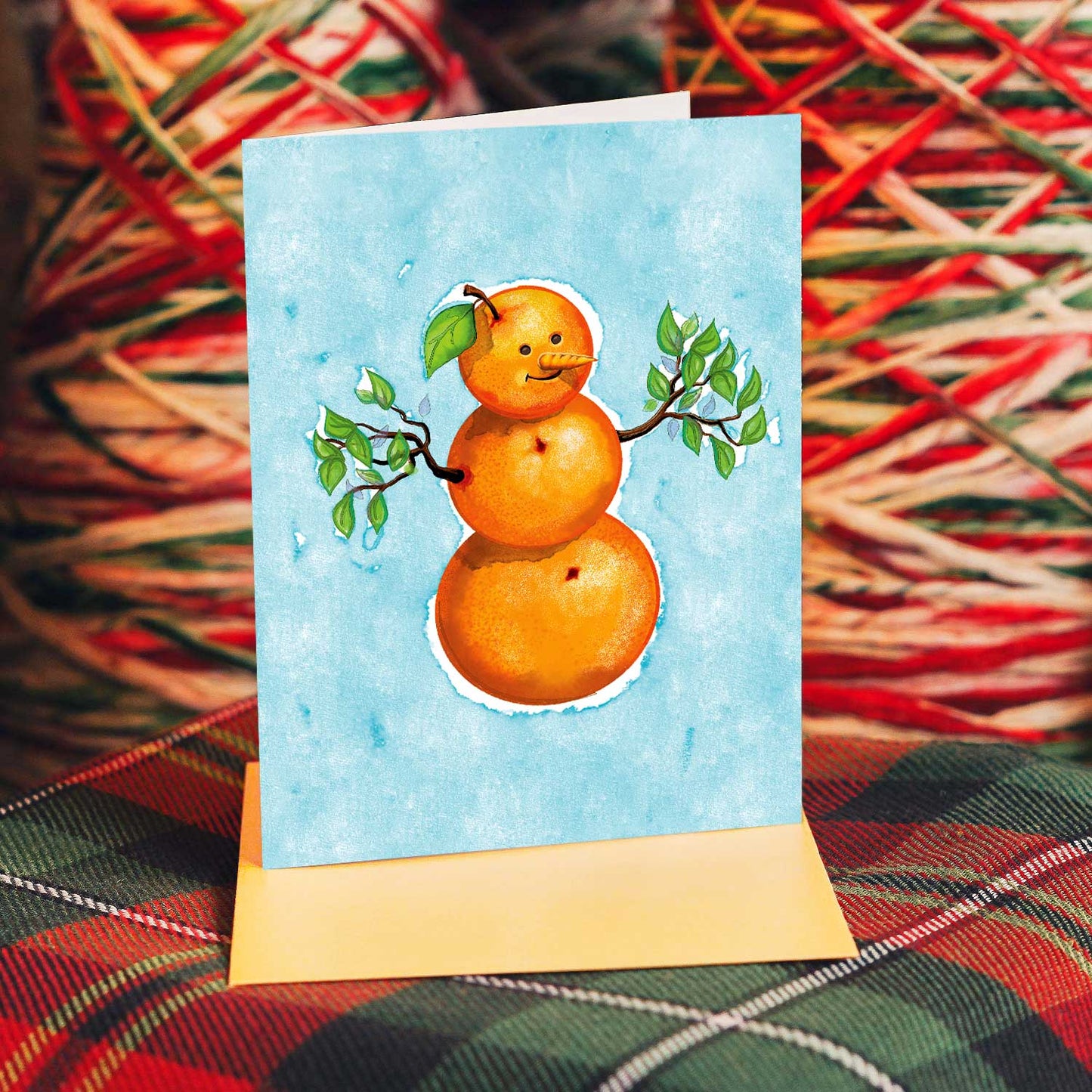 Florida Snowman Holiday Cards | 2023 Christmas Cards