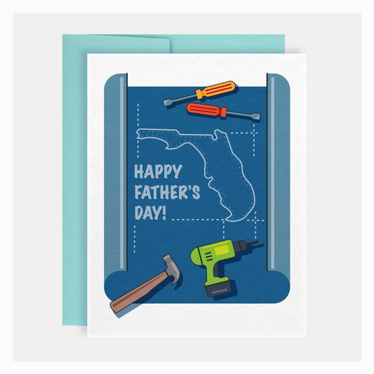 Florida Blueprint | Father's Day Greeting Card