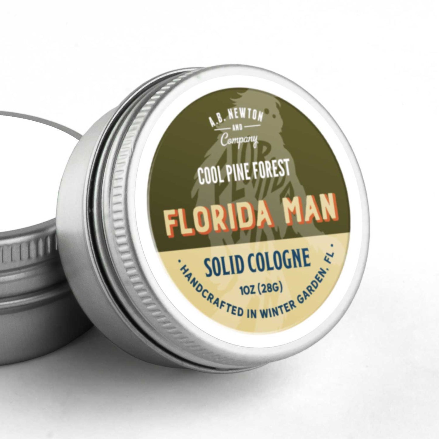 Florida Man Handcrafted All Natural Solid Cologne 1oz