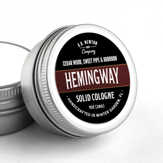 Hemingway Handcrafted All Natural Solid Cologne 1oz