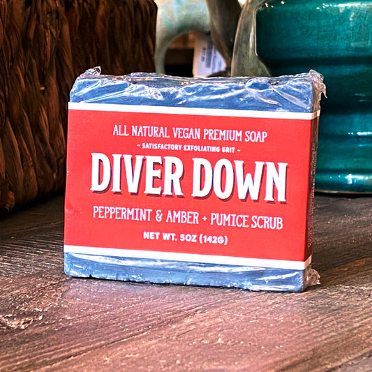 Diver Down All Natural Handmade Premium Vegan Soap - A. B. Newton and Company