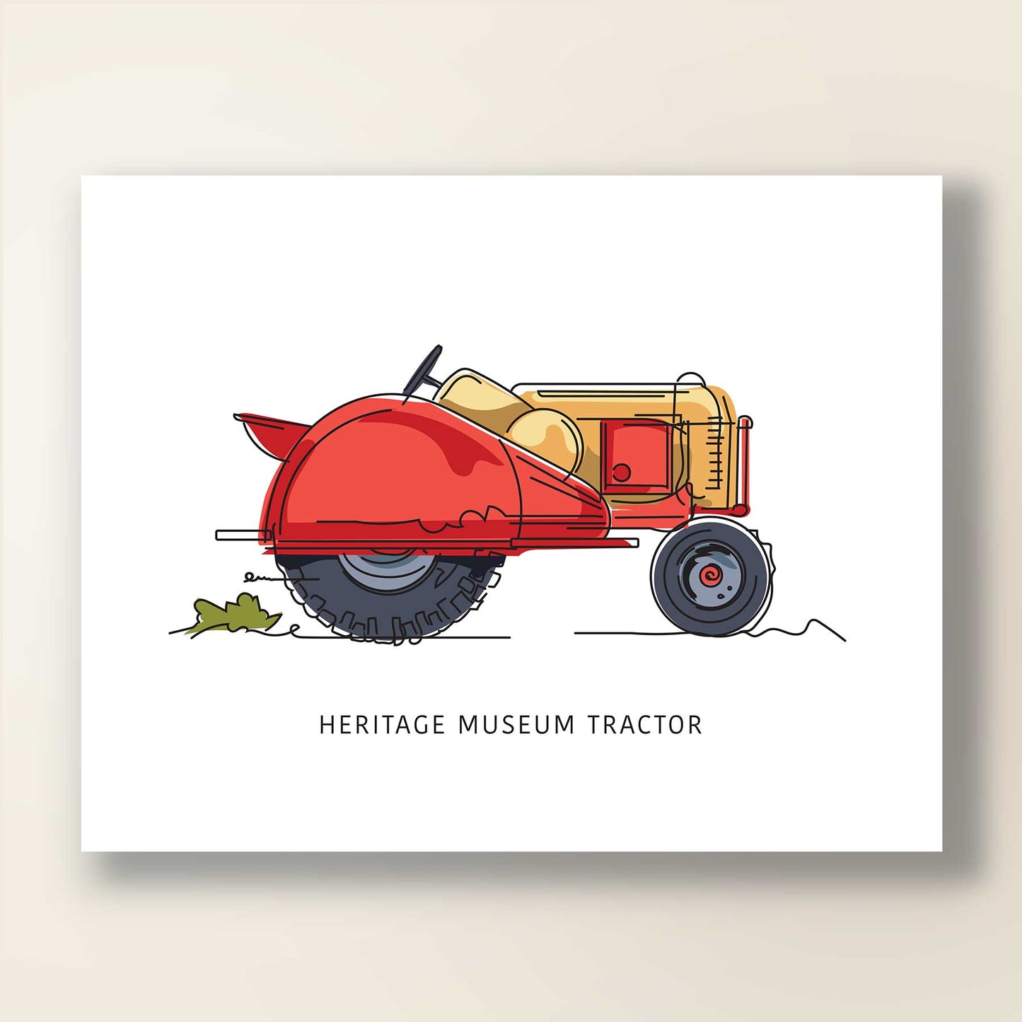 Heritage Tractor | Winter Garden Landmark Series