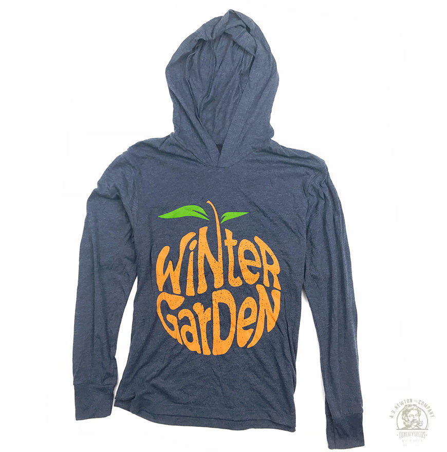 Winter Garden Orange Sweatshirt - Florida Hoodie - Unisex - Indigo - A. B. Newton and Company