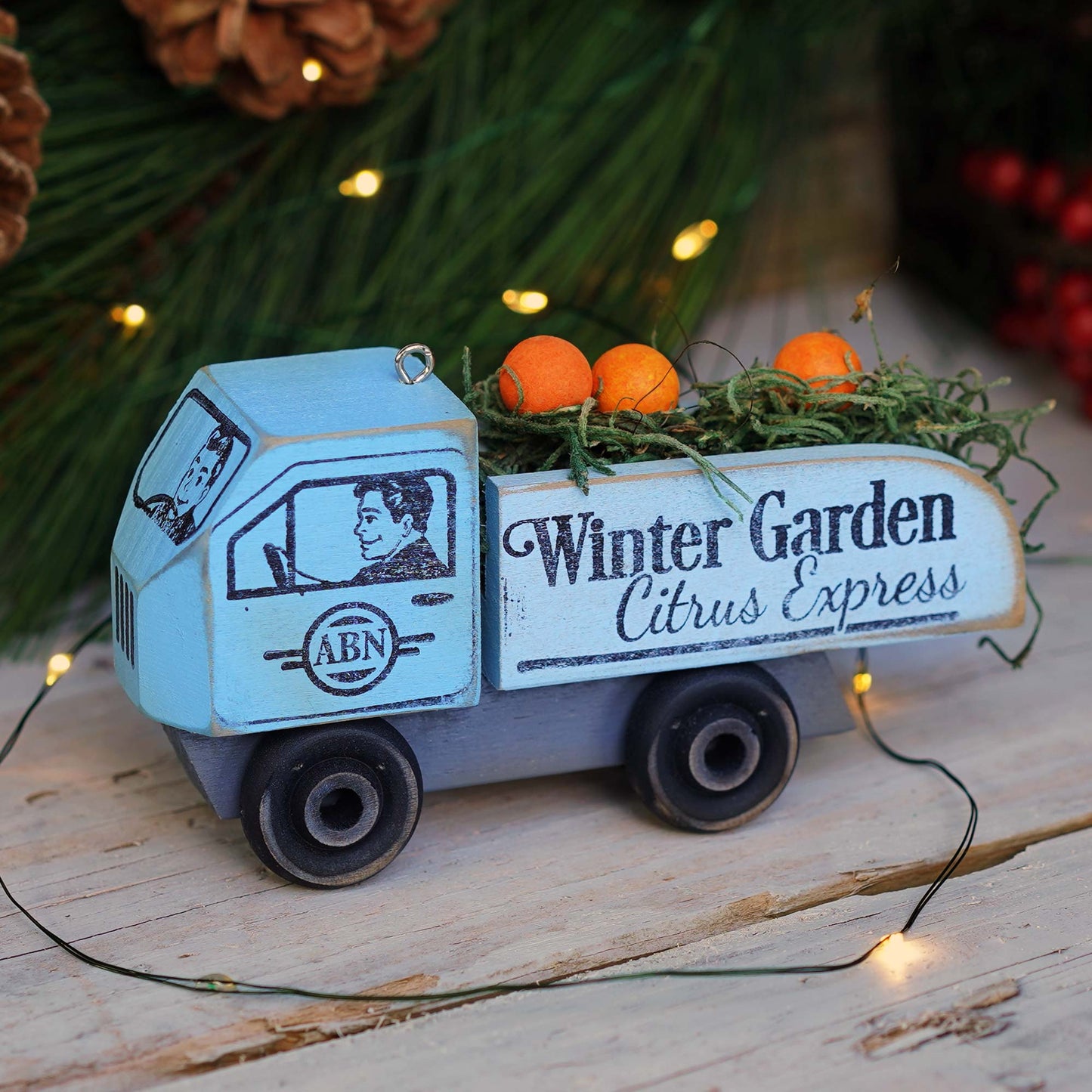 Winter Garden Citrus Express Truck Holiday Ornament | Limited Edition