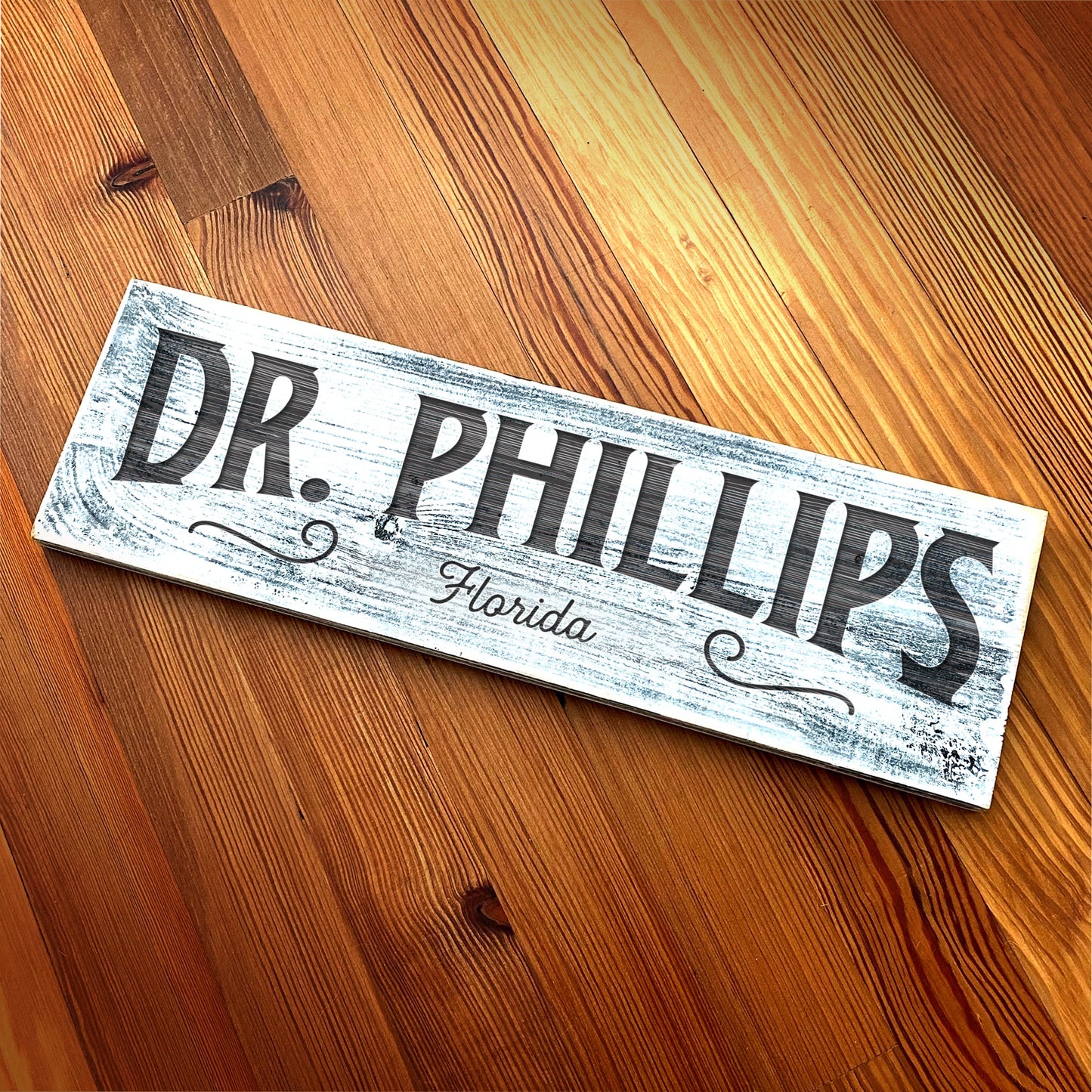 Doctor Phillips - Handcrafted Artisan Wood Sign