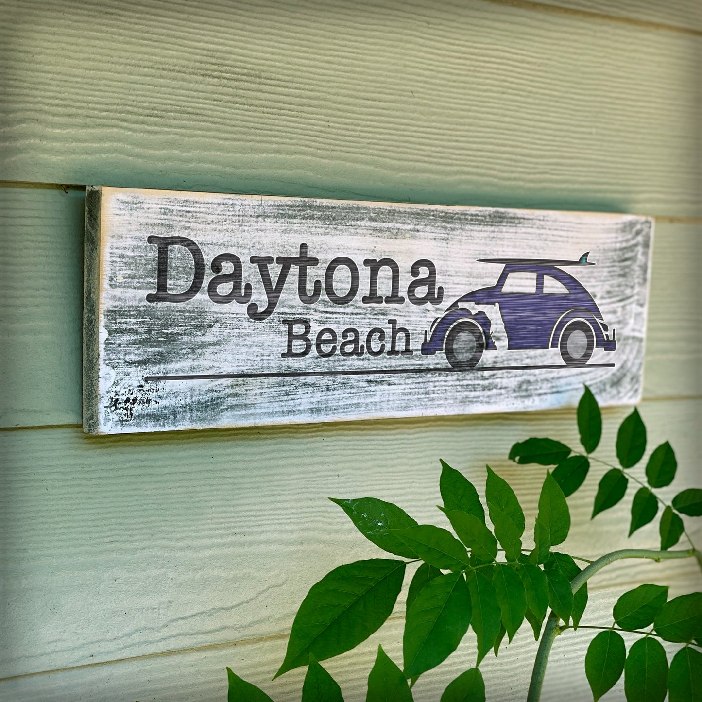 Daytona Beach - Handcrafted Artisan Wood Sign