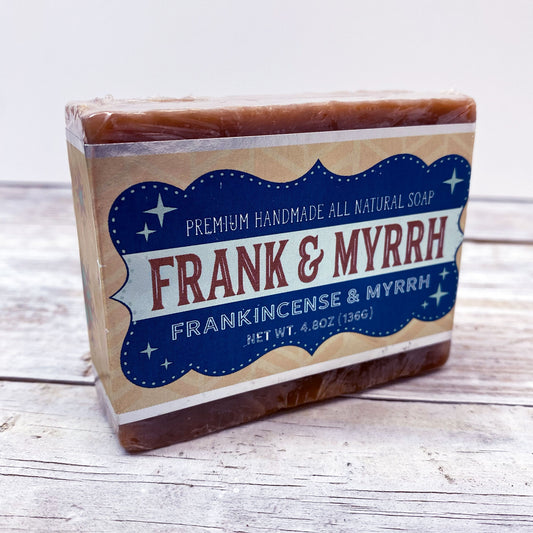 Frank & Myrrh Bar of Soap | Handmade Premium Vegan Soap