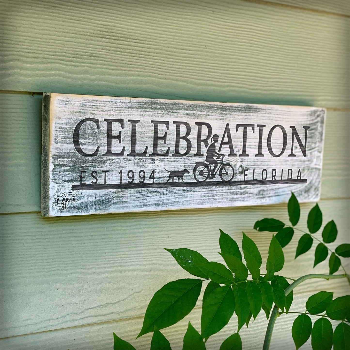 Celebration - Handcrafted Artisan Wood Sign