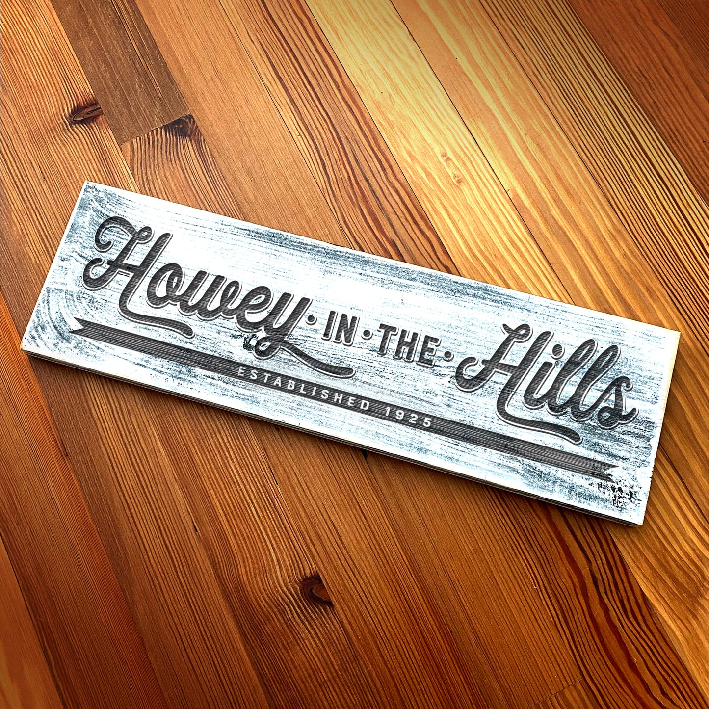 Howey in the Hills - Handcrafted Artisan Wood Sign