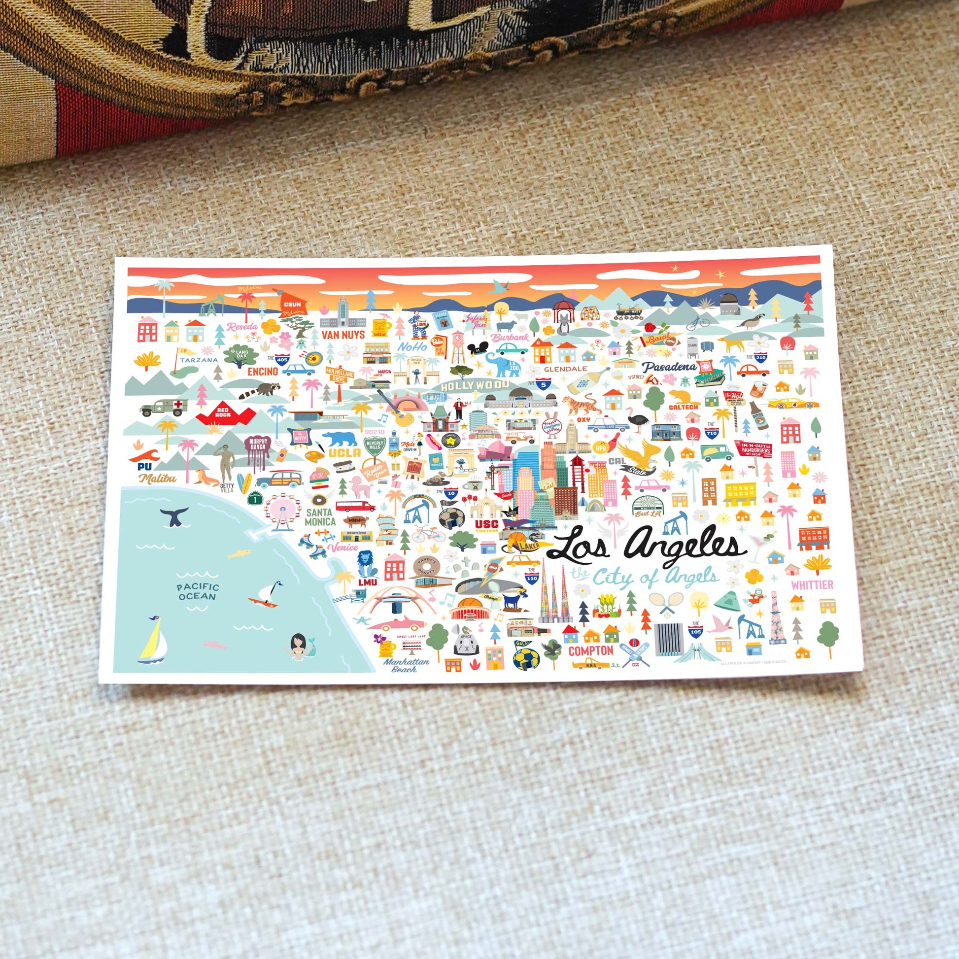 Planches d'autocollants et Stickers Travel - Julie Flamingo