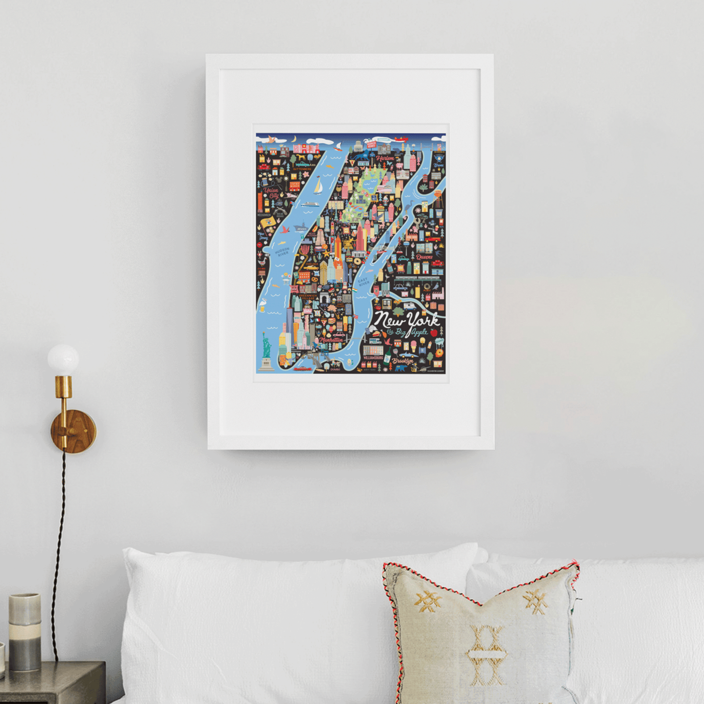 NEW YORK CITY, NY | New York | City Series Map Art Print