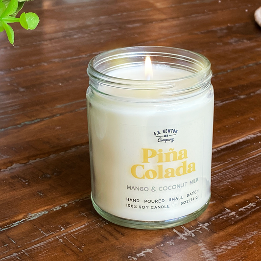 Pinã Colada 8oz Soy Candle Hand Poured Small Batch