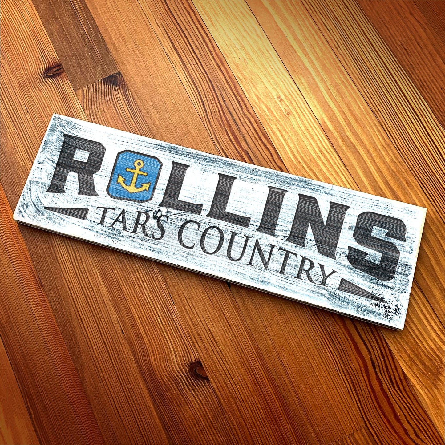 Rollins College - Handcrafted Artisan Wood Sign