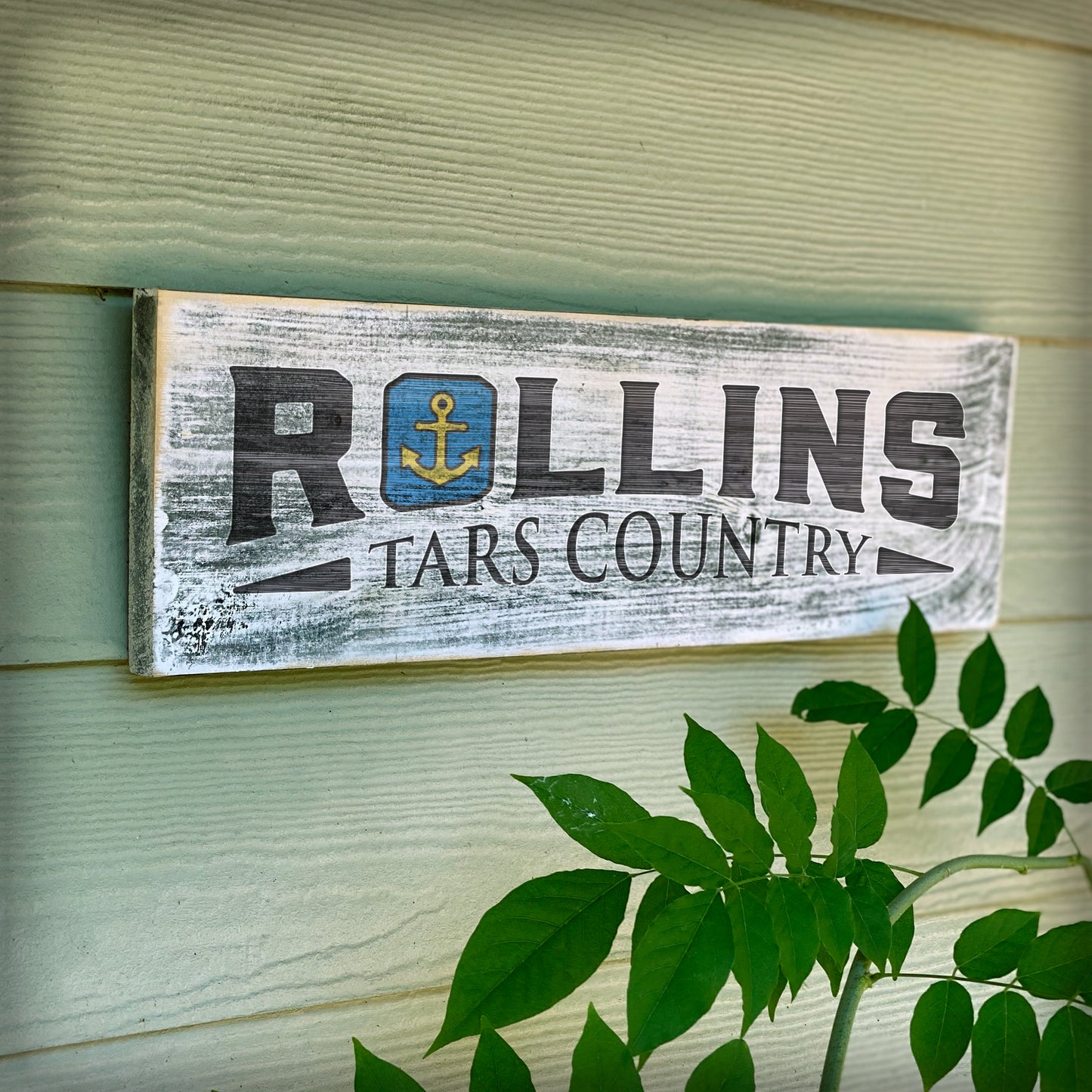 Rollins College - Handcrafted Artisan Wood Sign